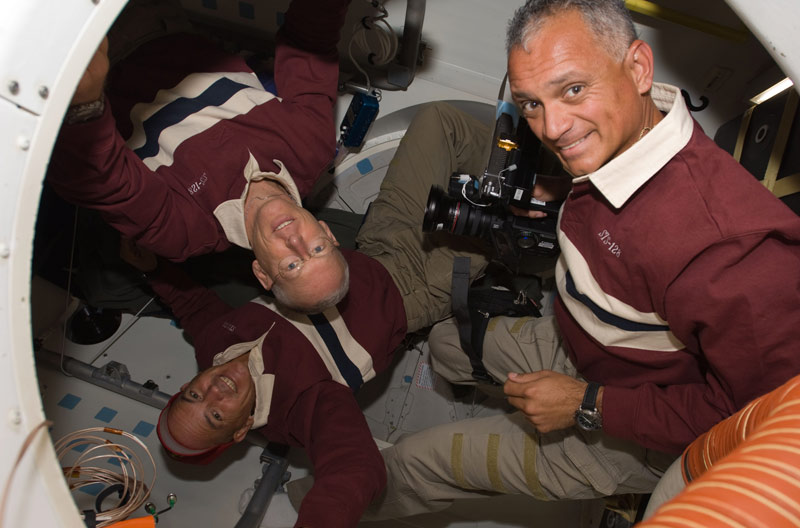 Astronauts Take a Break From Busy Space Mission